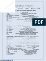 Present Simple and Past Simple Passive Exercises