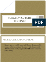 Surgeon Suture Technic