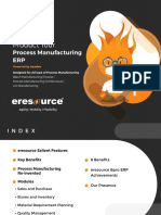 Eresource ERP For Process Manufacturing Industry Tour