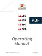 UL UL UL UL: Operating Manual