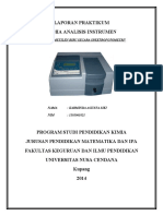 Analisis Metilen Biru dengan Spektrofotometri