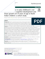 Vitamin DStatus in Early Childhood