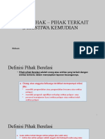 Pihak Berelasi dan Pengungkapannya