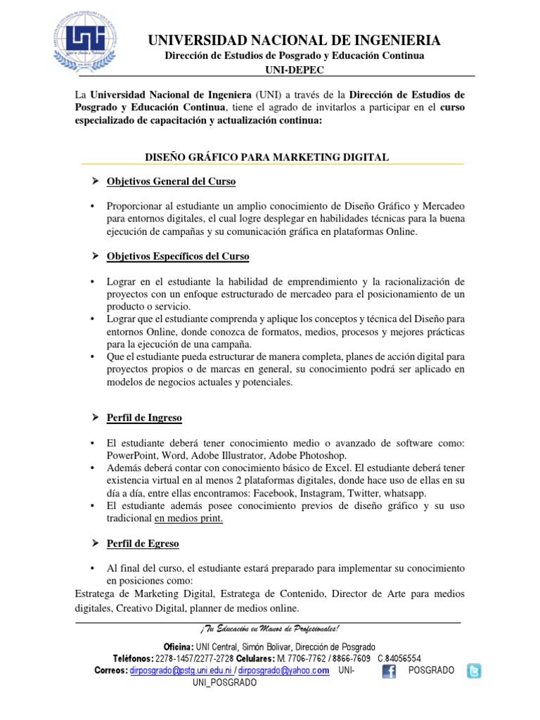 Curso de Diseño Gráfico para Marketing Digital | PDF | Diseño gráfico ...