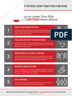 5 Ways to Lower Your Risk of Second Heart Attack Infographic UCM_487881