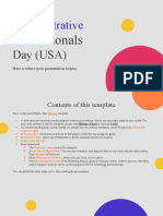Administrative Professionals Day (USA) by Slidesgo