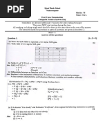 CSC Answer Key - XII