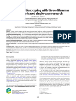 Process Validation: Coping With Three Dilemmas in Process-Based Single-Case Research
