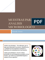 Toma de Muestras para Analisis Microbiologico