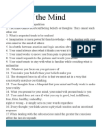 Rules of The Mind
