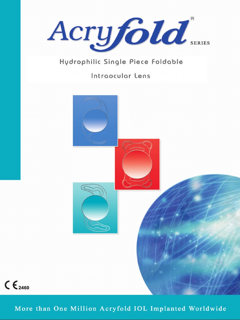 Acryfold Hydrophilic Single Piece Foldable Intraocular Lens | PDF ...