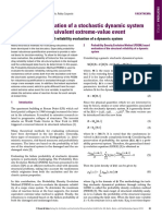 Robustness-Evaluation of A Stochastic Dynamic System and The Instant Equivalent Extreme-Value Event