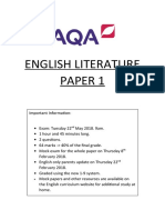 English Literature Paper 1 Macbeth CC