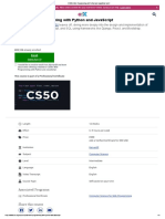 CS50's Web Programming With Python and JavaScript - Edx