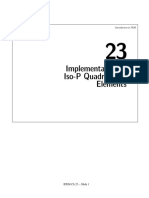 Implementation of Iso-P Quadrilateral Elements: Introduction To FEM