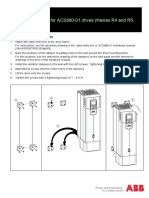 Vibration Dampers For ACS880-01 Drives (Frames R4 and R5, Option +C131)