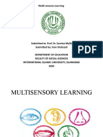Multisensory Learning