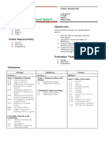 Individual and Dual Sport: Overview Topics Objective/s