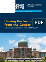 Driving Performance From The Center: Malaysia's Experience With PEMANDU
