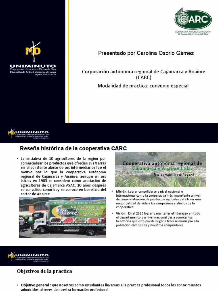 Práctica Profesional en Cooperativa CARC | PDF | Cooperativa | Contabilidad