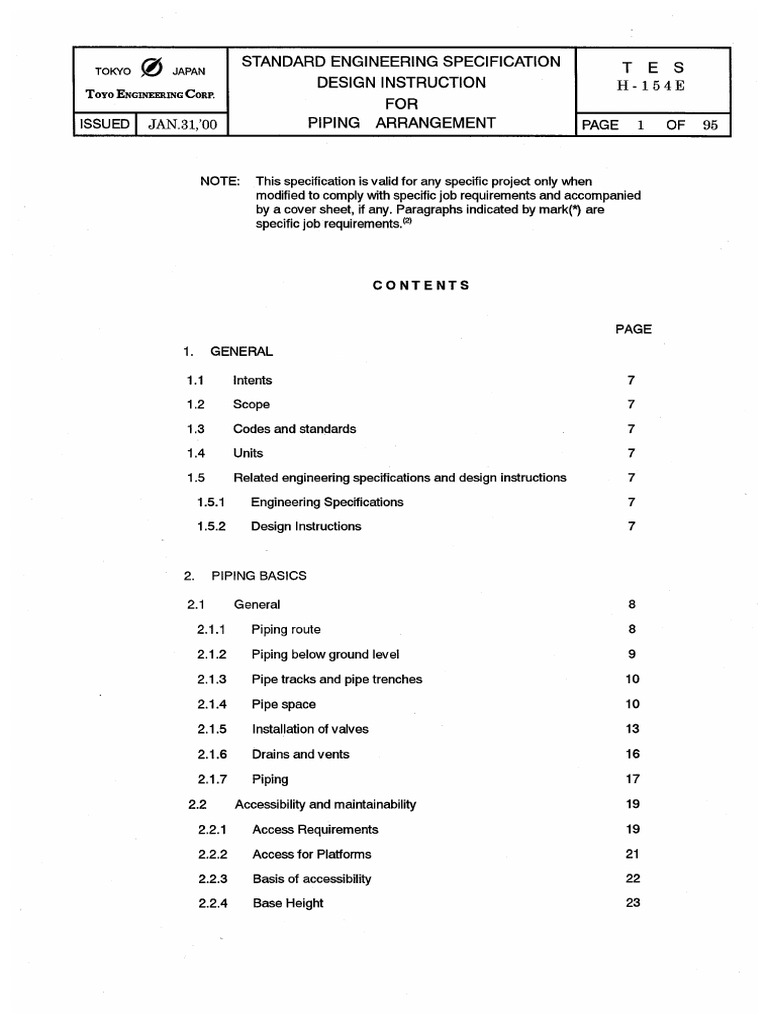 Design Instruct Piping Design | PDF