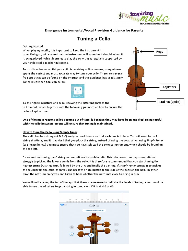 Tuning Website For Cello , How to Tune a Cello: 3 Approaches to Cello ...