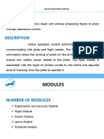 Airline Operation Control Performs The Actions Across