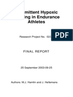 IHT in Endurance Athletes