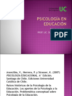 Psicología en Educación - Unidad 1