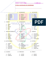 PRACTICA CALIFICADA DE SINÓNIMOS 13 ABRIL 3y4 Prim