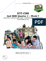Ict-Css: 2nd SEM Quarter 1 - Week 7