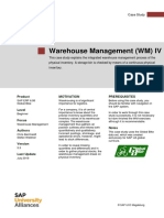 Warehouse Management (WM) IV