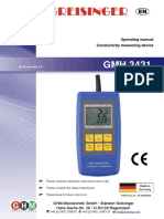 Operating Manual Conductivity Measuring Device: As of Version 1.3
