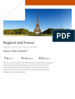 England and France: Season: 2021 Standard