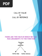 Call by Value & Call by Refernce