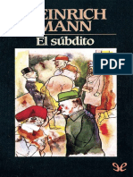 MANN - El Subdito (Trad. J. Vidal)