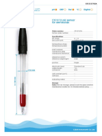CS1212 PH Sensor For Semisolids: PH Orp Ref °C Digital