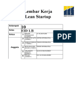 Lembar Kerja Lean Startup REVISI