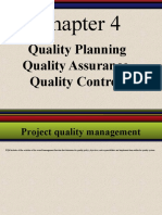 Quality Planning Quality Assurance Quality Control