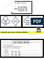 WORD FAMILY - UN