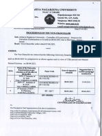 Postponement of The University Exams Held On 08-04-2021