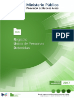 Informe estadístico RUD. Año 2017