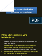 Pengel Pertanian Berkelanjutan - 03 (Prinsip Sustainability)