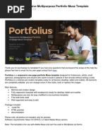 Portfolius - Responsive Multipurpose Portfolio Muse Template