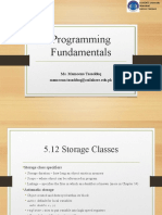 Programming Fundamentals: Ms. Mamoona Tasadduq Mamoona - Tasadduq@cuilahore - Edu.pk