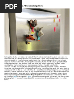 Cute Animal Magnets