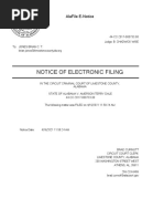 Notice of Electronic Filing