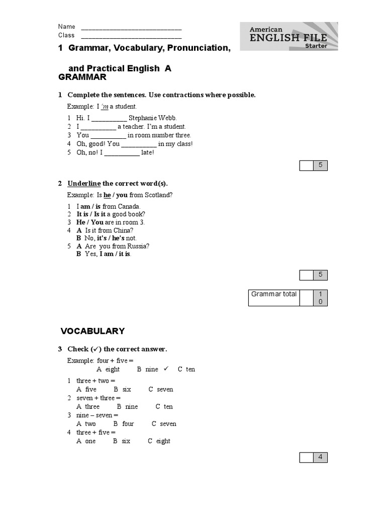 AEF0 File1 TestA Custom | PDF | English Language | Linguistics