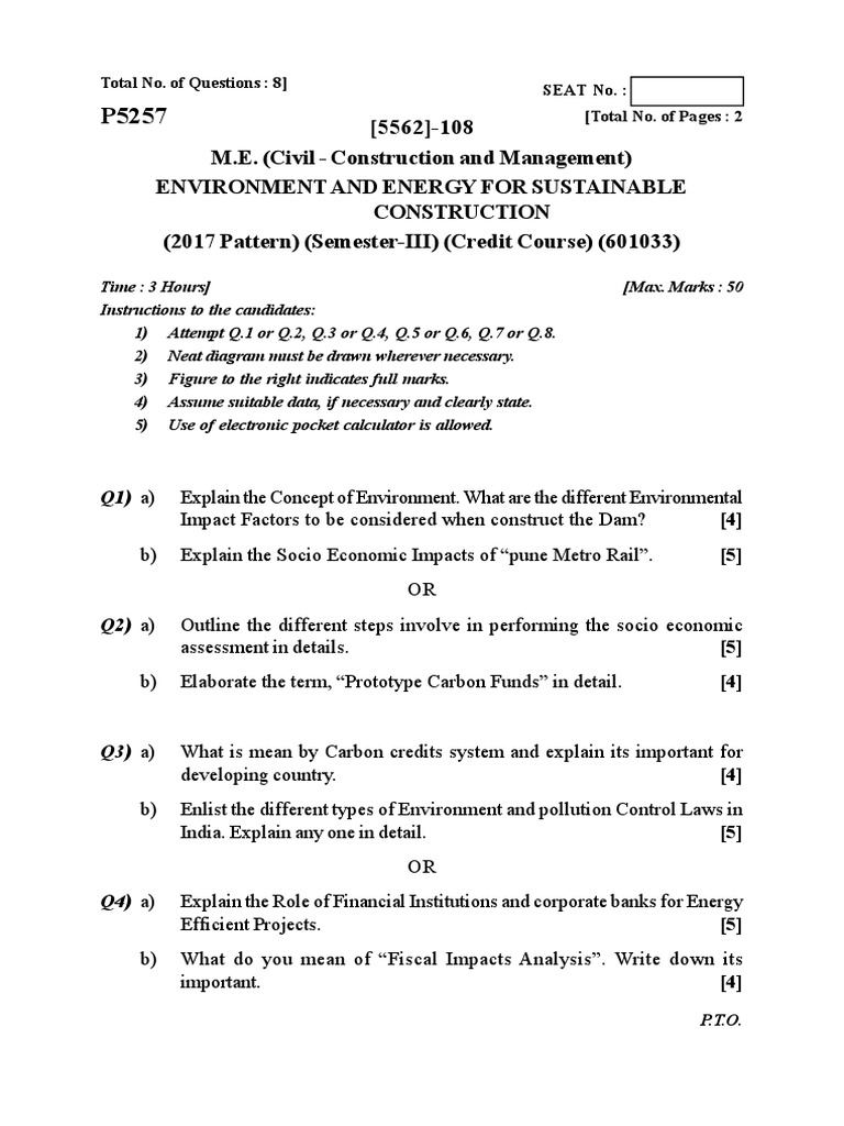Sem Iii Quation Paper April 2019 Pdf Statistics Science