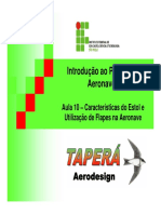 Caracteristicas Do Estol e Utilizacao de Fllapes Na Aeronave